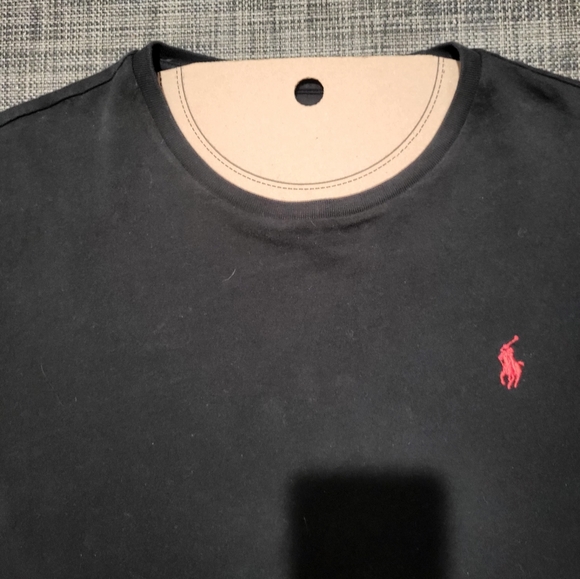 Polo Ralph Lauren Cotton T-Shirt Black Size Large - Picture 8 of 8